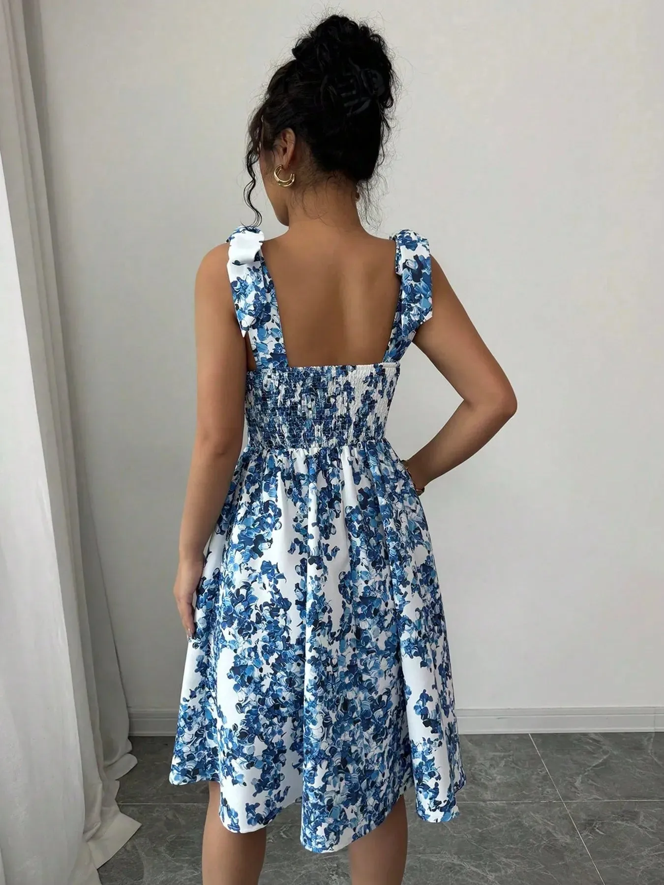 Printed Sweetheart Neck Cami Dress sold by Charming Charlie product image thumbnail 2