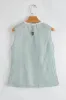 Striped Lace Trim Sleeveless Blouse sold by Charming Charlie