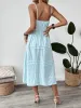 Striped Spaghetti Strap Midi Dress sold by Charming Charlie