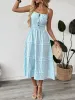 Striped Spaghetti Strap Midi Dress sold by Charming Charlie