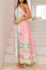 Printed Halter Neck Maxi Dress sold by Charming Charlie