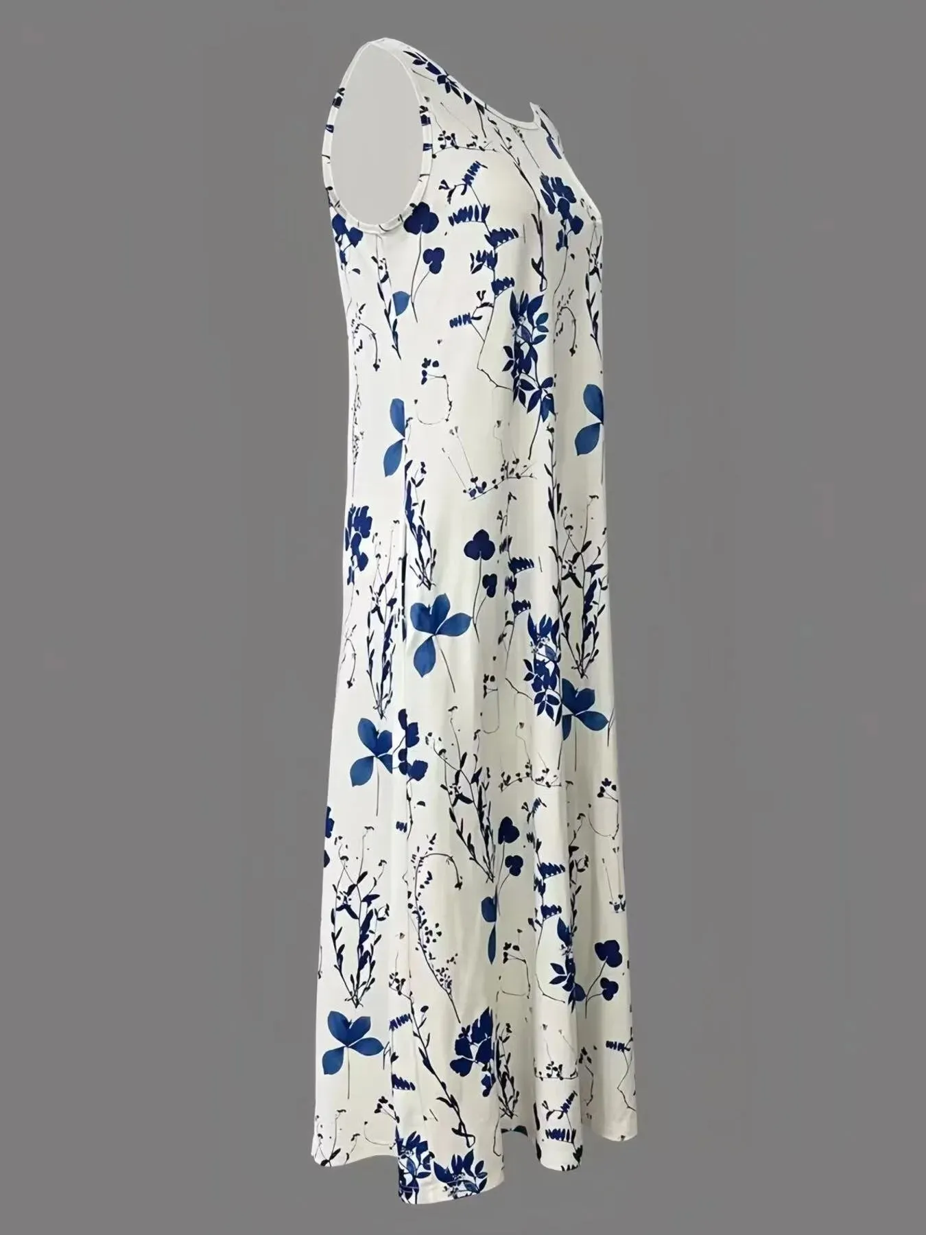 Printed Sleeveless Summer Midi Dress sold by Charming Charlie product image thumbnail 3