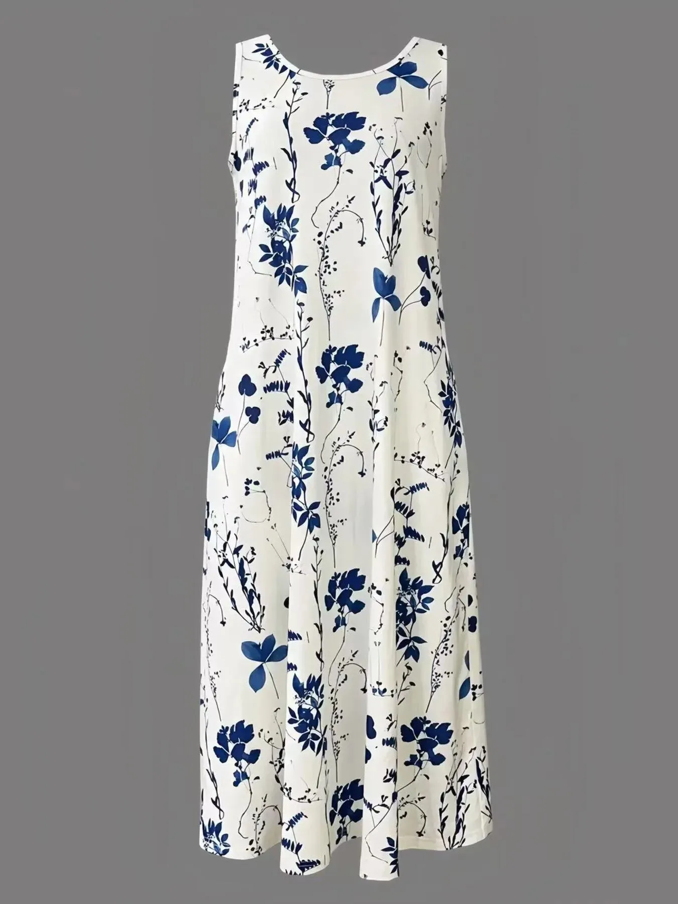 Printed Sleeveless Summer Midi Dress sold by Charming Charlie product image thumbnail 2