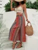 Bohemian Print Split Maxi Skirt sold by Charming Charlie
