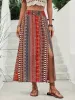 Bohemian Print Split Maxi Skirt sold by Charming Charlie