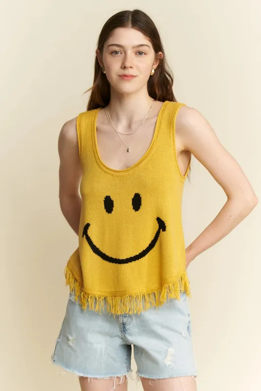 Jade By Jane Smiley Fringe Tank Top sold by Charming Charlie