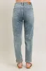 Judy Blue Full Size Hw Vintage Wash Double Roll Cuff Bf Jeans Plus Size sold by Charming Charlie