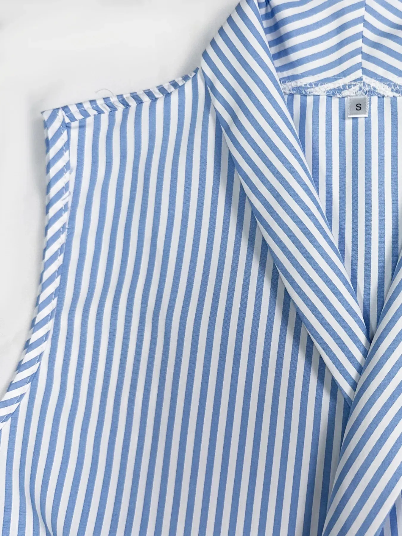 Striped Sleeveless Wrap Blouse sold by Charming Charlie product image thumbnail 5