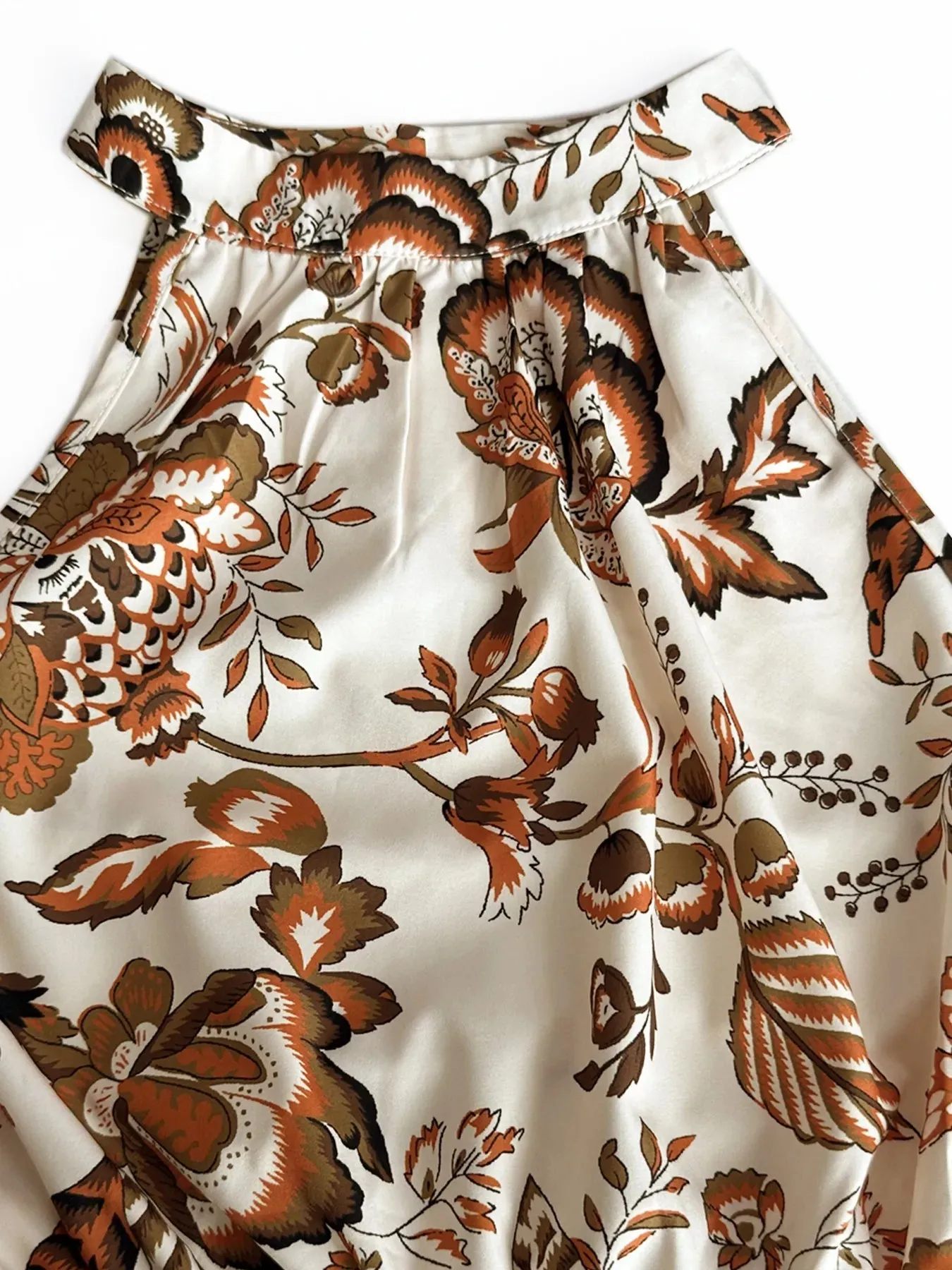 Floral Halter Neck Summer Mini Dress sold by Charming Charlie product image thumbnail 5