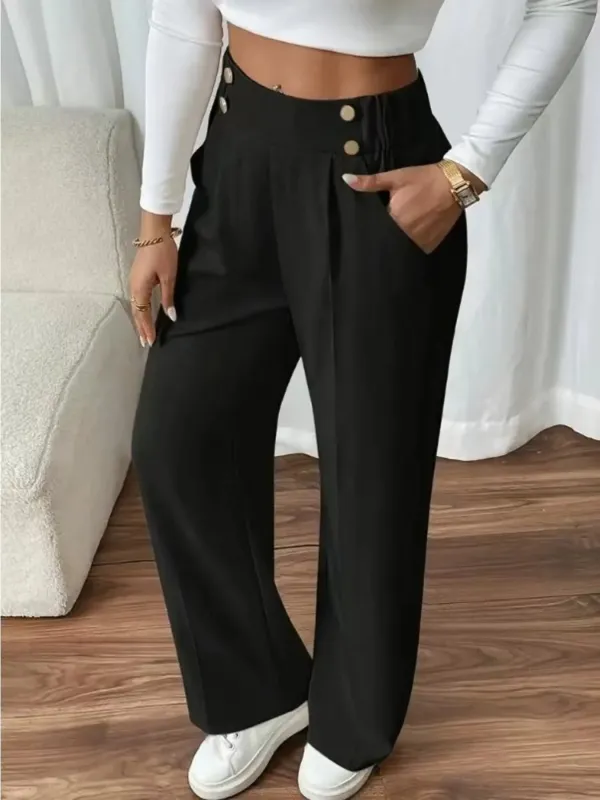 High Waist Wide Leg Pants sold by Charming Charlie