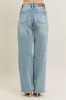 Judy Blue Full Size Hw Destroy & Knee Patch Straight Jeans Plus Size sold by Charming Charlie