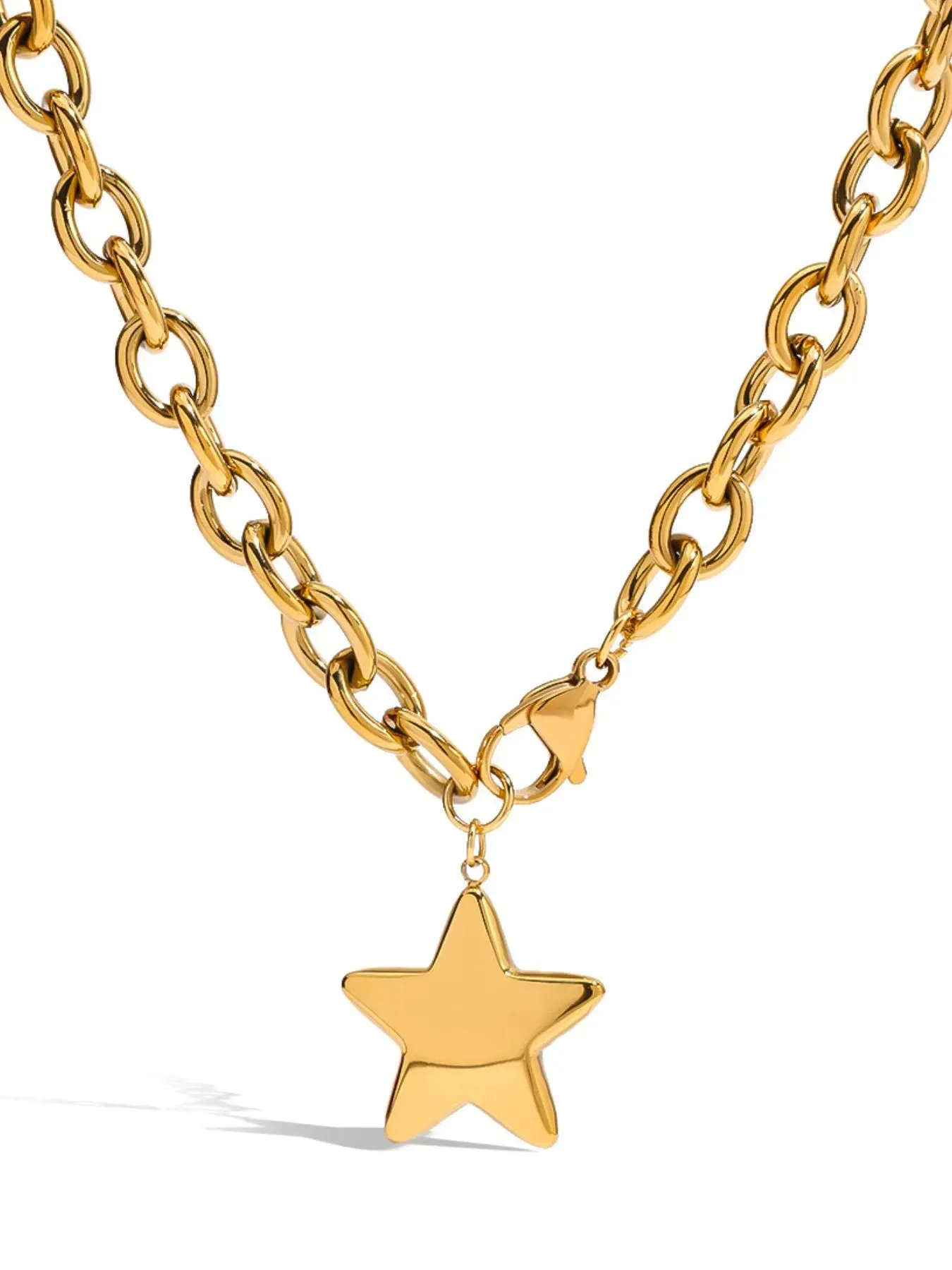 18K Gold-Plated Star Pendant Necklace sold by Charming Charlie product image thumbnail 4
