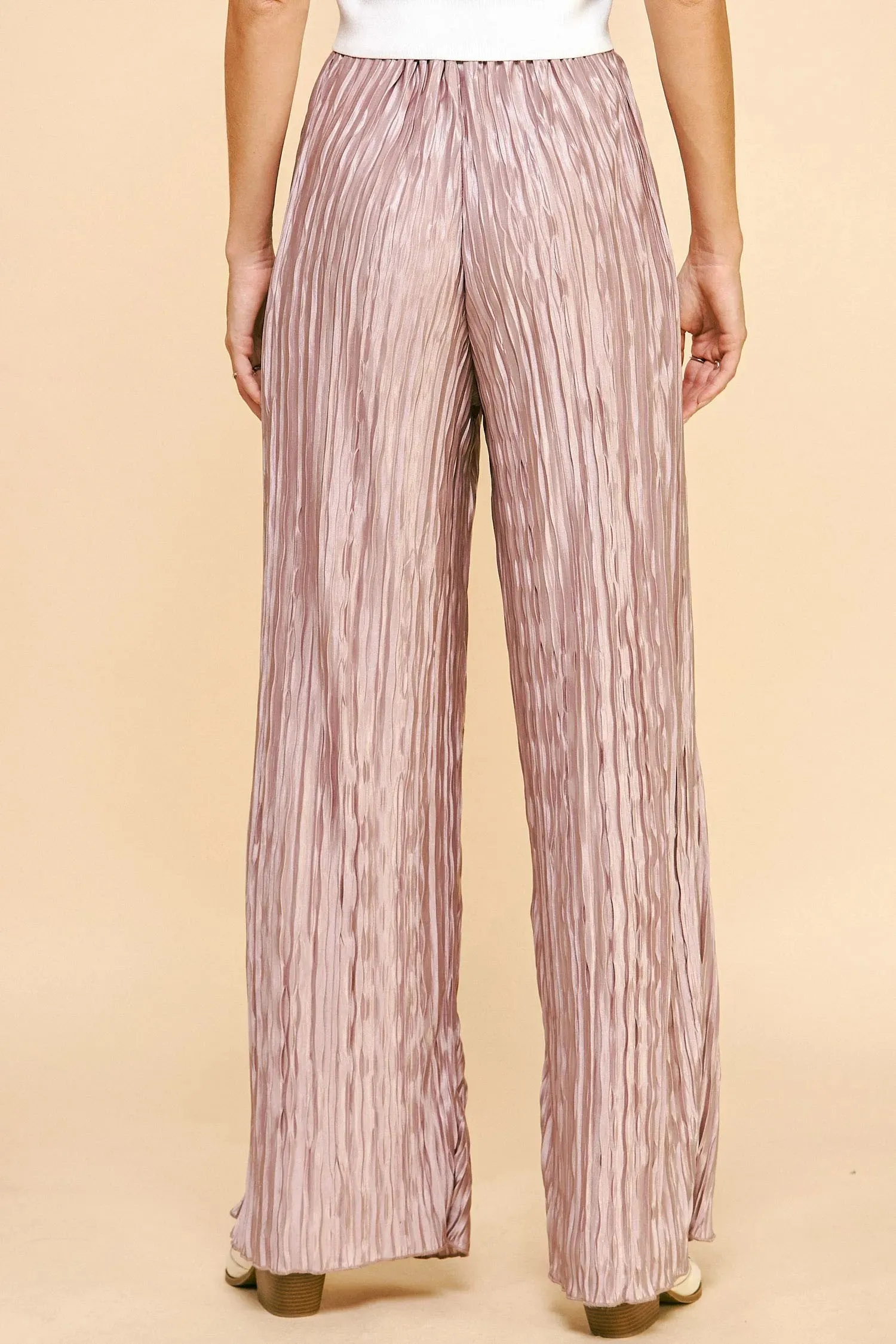 Davi & Dani Geo-pleated Elastic Waistband Pants sold by Charming Charlie product image thumbnail 5