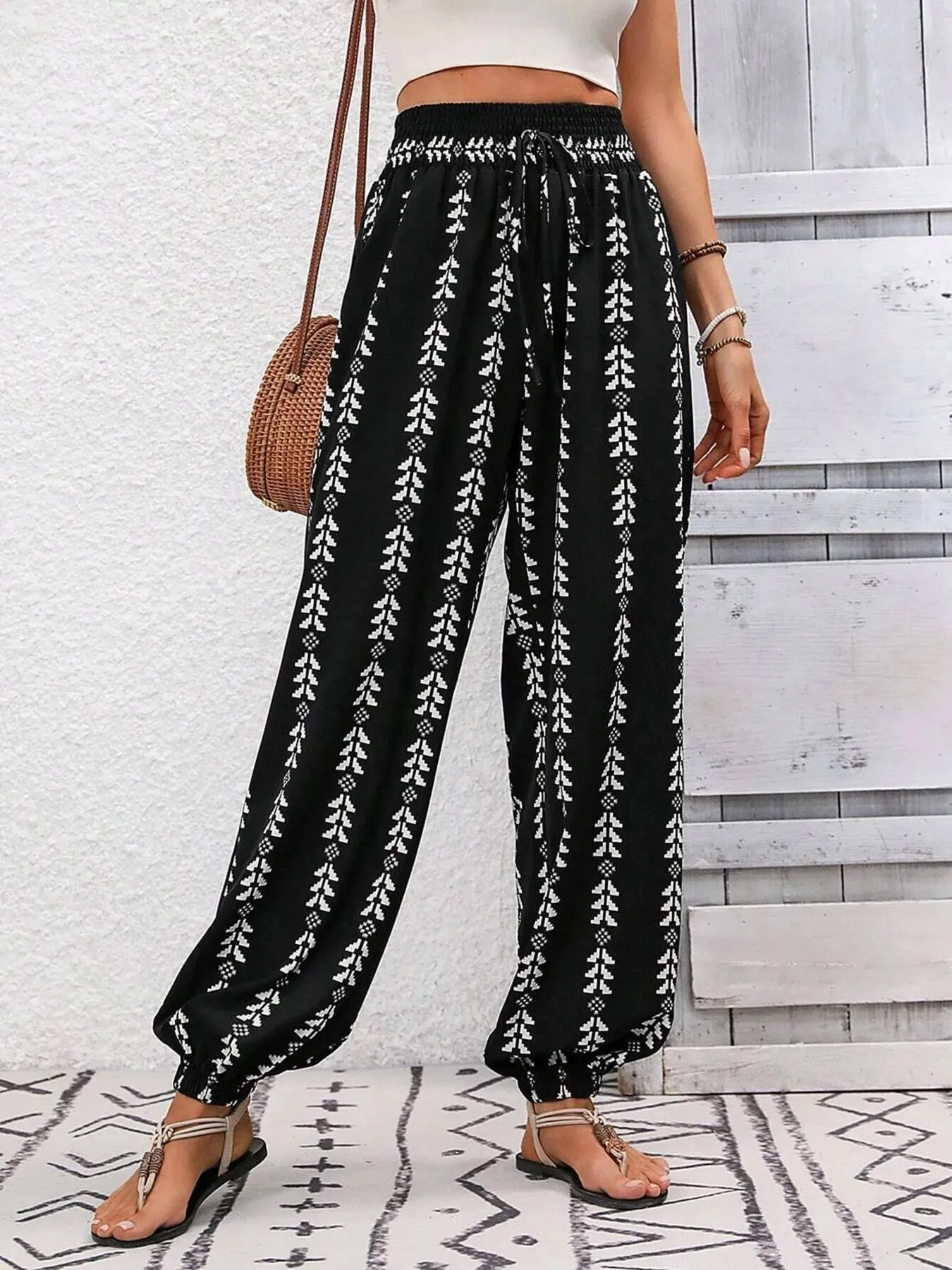 Printed Wide Leg Pants sold by Charming Charlie product image thumbnail 2