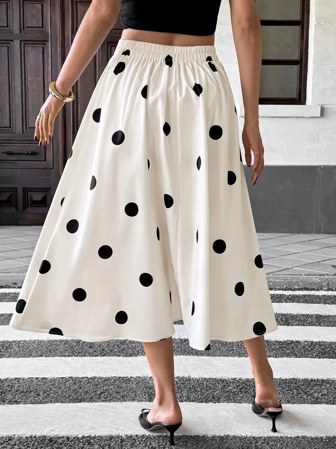 Polka Dot Skirt sold by Charming Charlie product image thumbnail 4