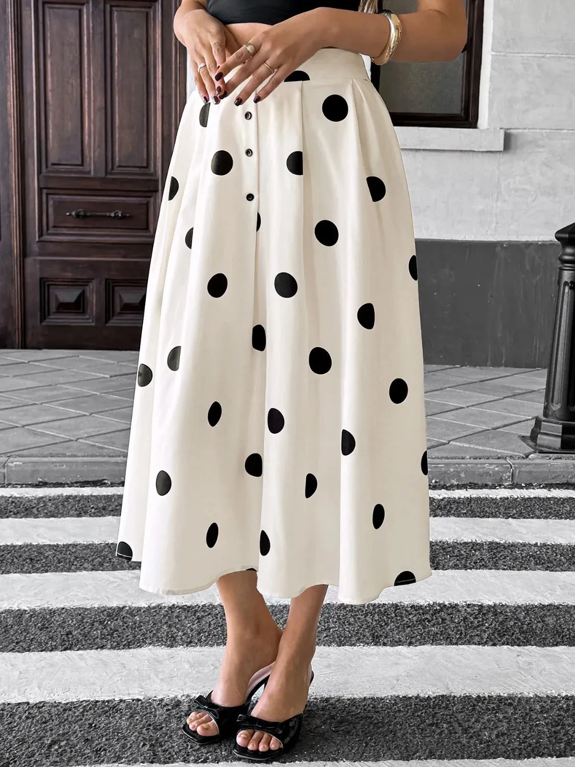 Polka Dot Skirt sold by Charming Charlie product image thumbnail 2