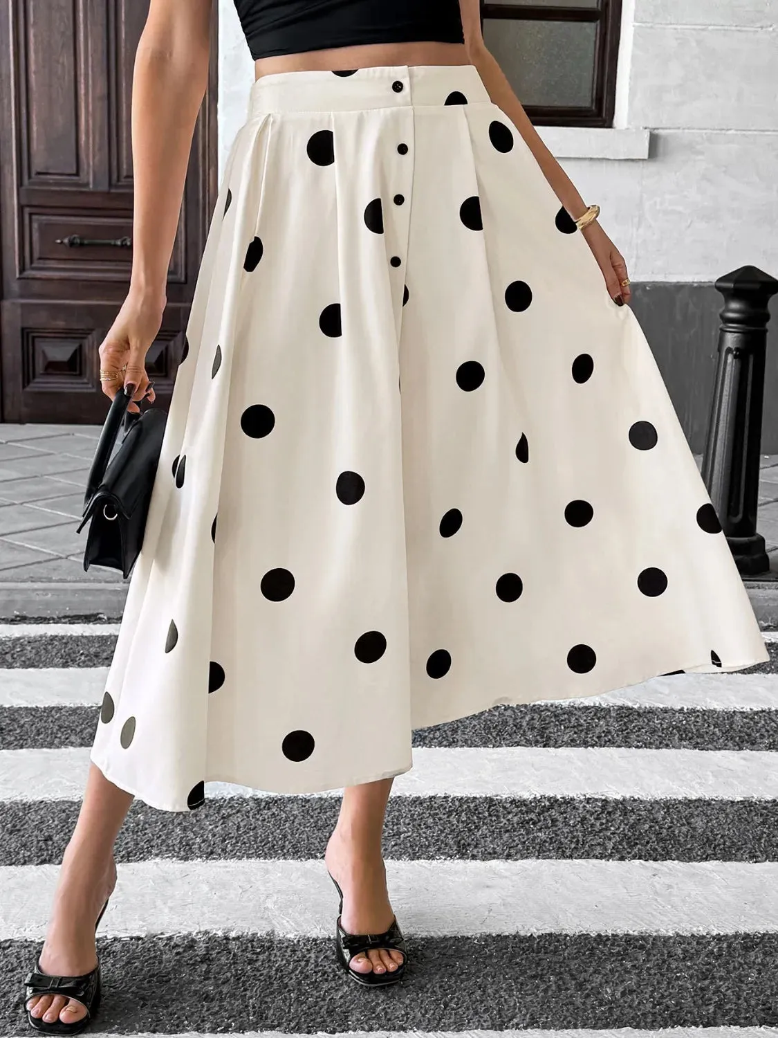 Polka Dot Skirt sold by Charming Charlie product image thumbnail 3