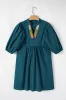 Loose Fit Puff Sleeve Mini Dress sold by Charming Charlie