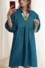 Loose Fit Puff Sleeve Mini Dress sold by Charming Charlie