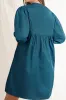Loose Fit Puff Sleeve Mini Dress sold by Charming Charlie