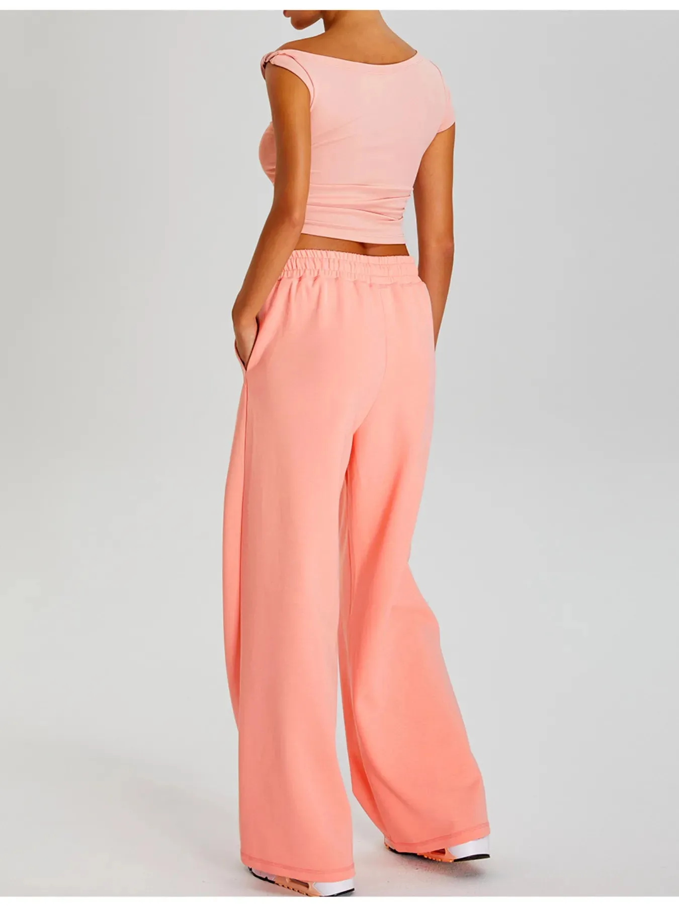 Ruched Side Crop T-Shirt sold by Charming Charlie product image thumbnail 4