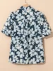 Floral Short Puff Sleeve Shirt sold by Charming Charlie