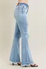 Judy Blue Full Size Hw Flare Jeans W/ Shield Pockets Plus Size sold by Charming Charlie
