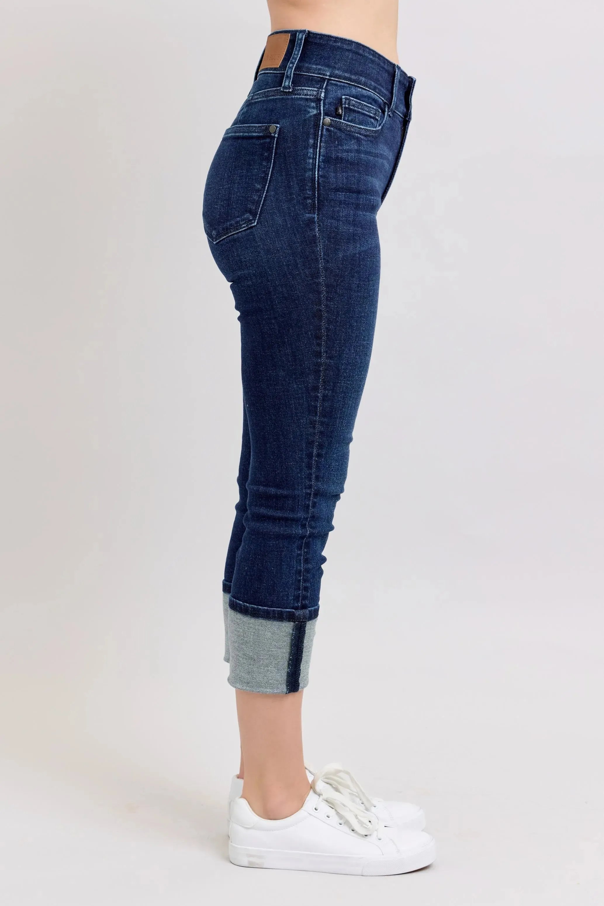 Judy Blue High-Waist Double Waist Band Skinny Jeans sold by Charming Charlie product image thumbnail 4