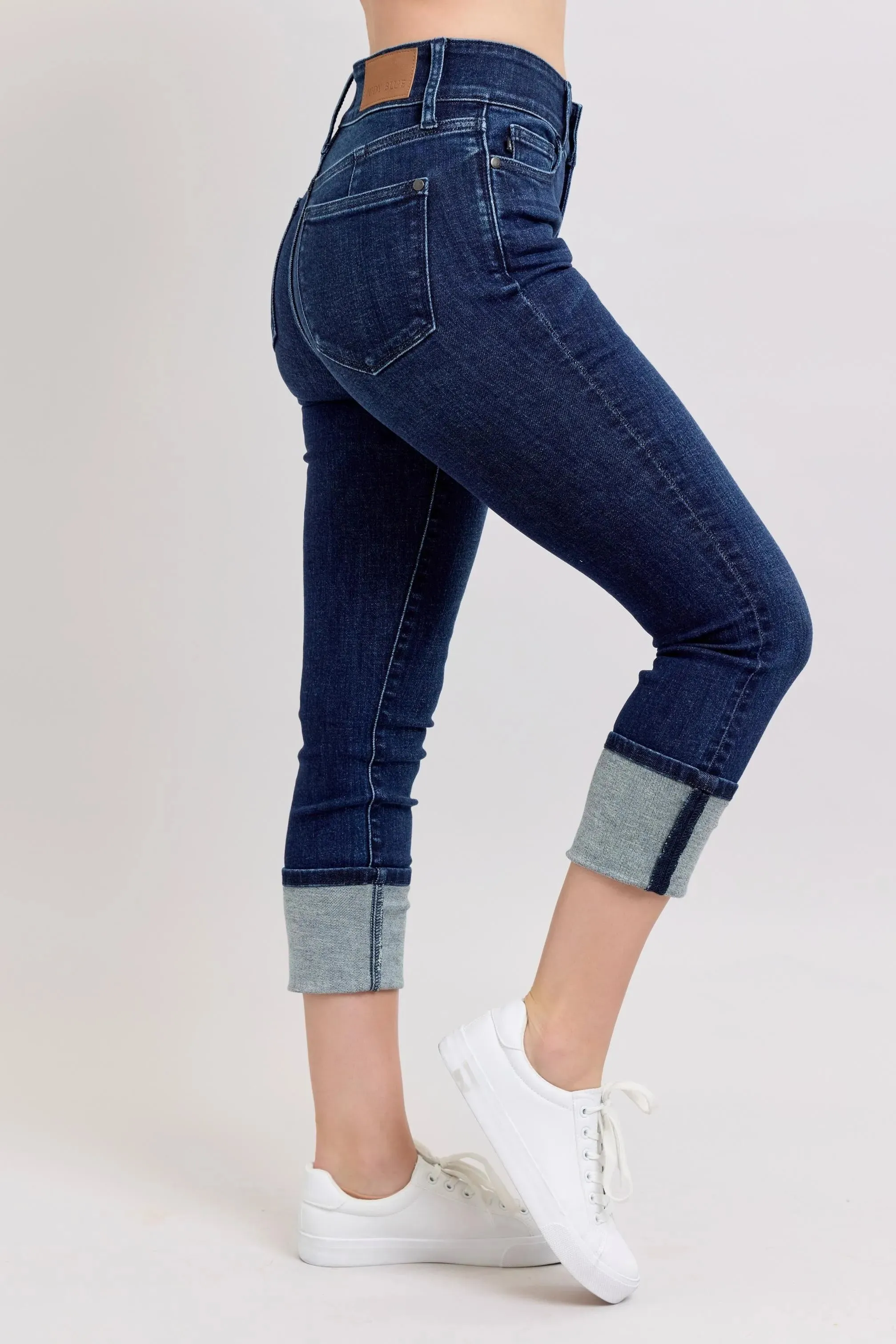 Judy Blue High-Waist Double Waist Band Skinny Jeans sold by Charming Charlie product image thumbnail 3