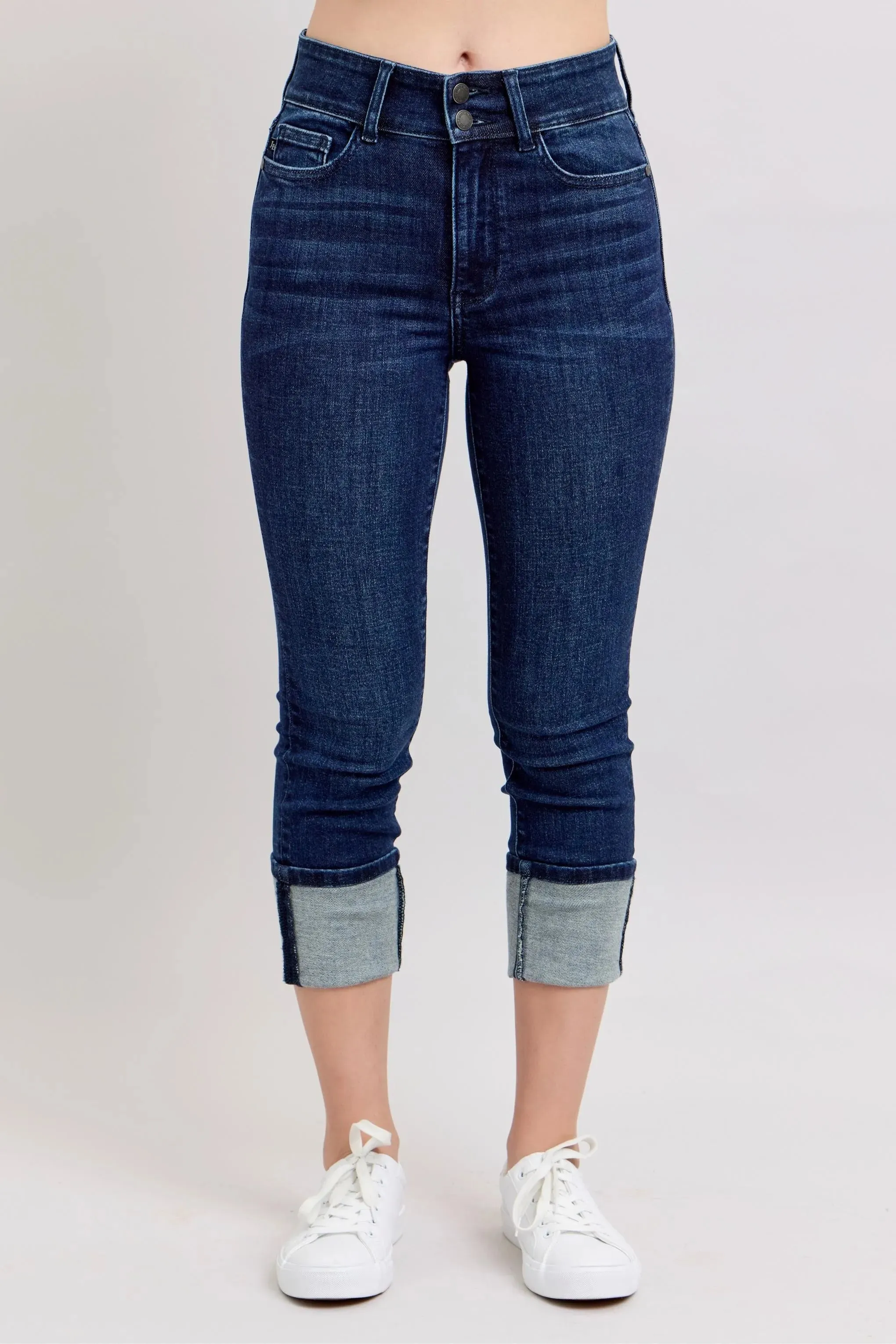 Judy Blue High-Waist Double Waist Band Skinny Jeans sold by Charming Charlie product image thumbnail 2