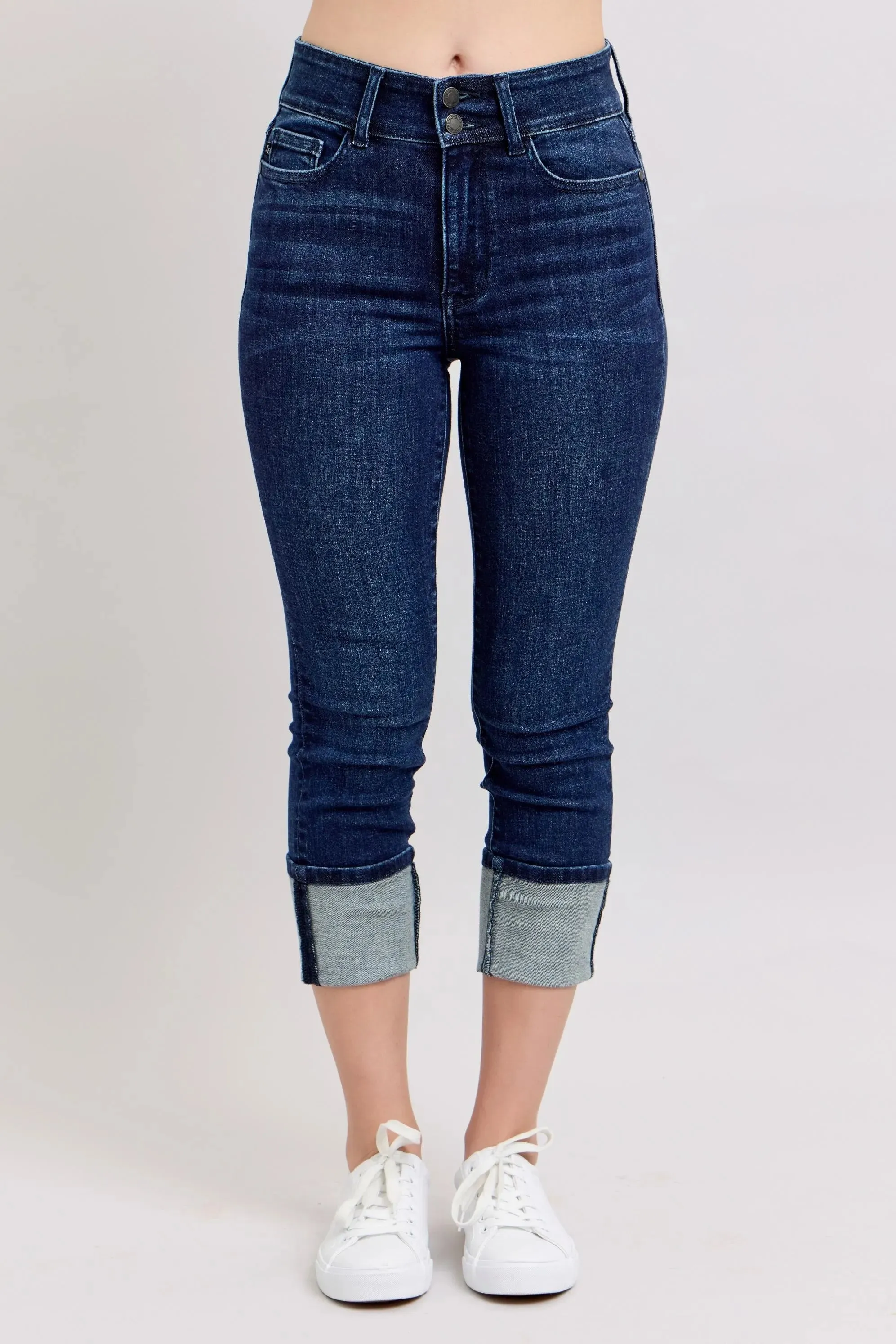 Judy Blue High-Waist Double Waist Band Skinny Jeans sold by Charming Charlie