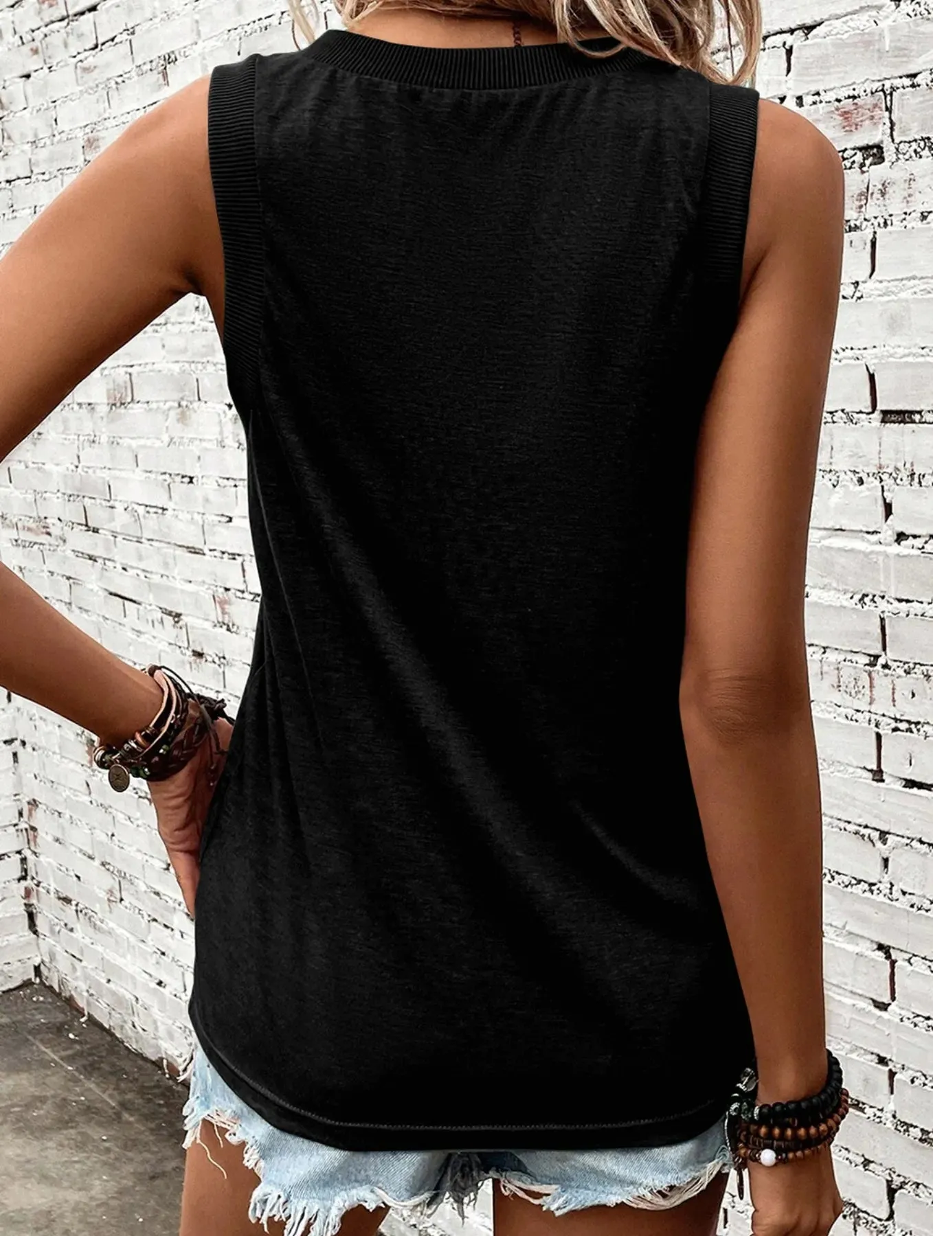 Cowgirl Floral Boots Printed Tank Top sold by Charming Charlie product image thumbnail 2