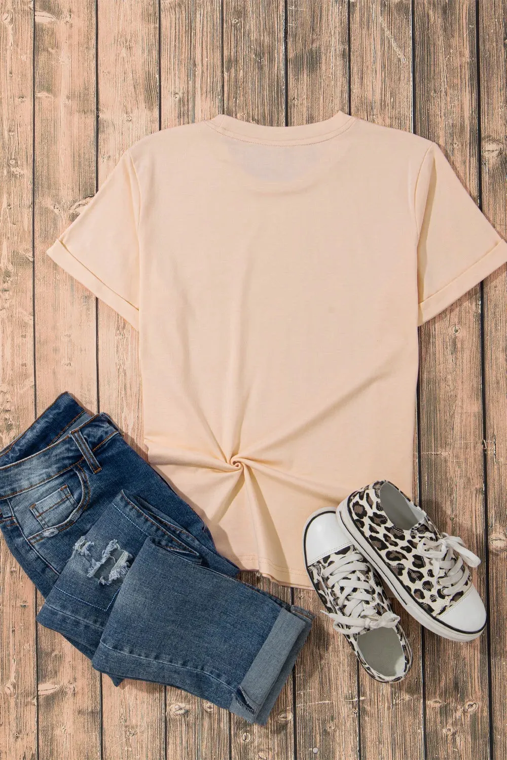 Sequin Rodeo Graphic Crewneck Tee sold by Charming Charlie product image thumbnail 5