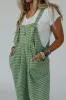 Casual Gingham Wide Leg Overalls sold by Charming Charlie
