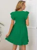 Ruffled Cap Sleeve Mini Dress sold by Charming Charlie