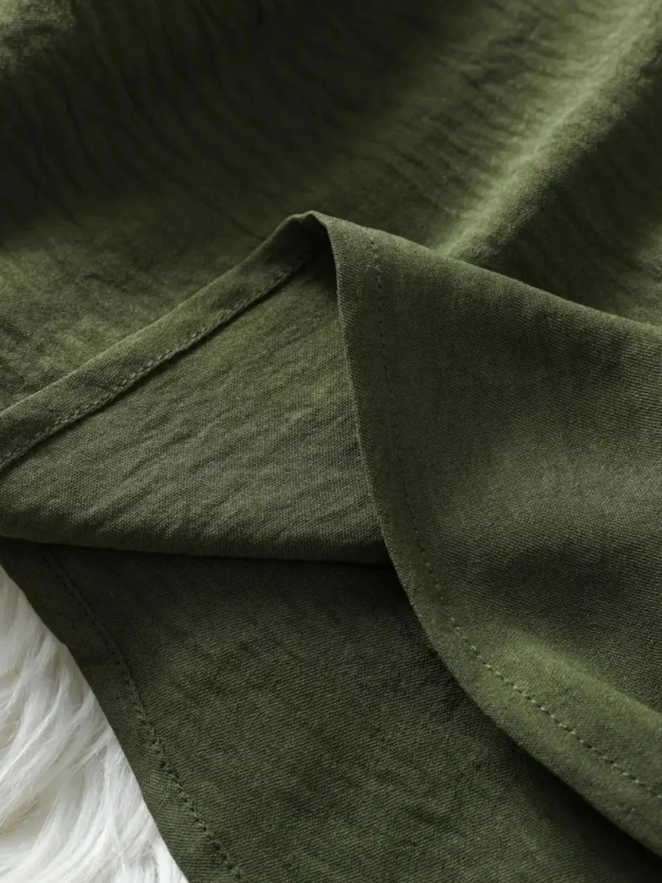 Casual Notched Short Sleeve Blouse sold by Charming Charlie product image thumbnail 4