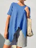 Asymmetric Hem Relaxed Fit T-Shirt sold by Charming Charlie