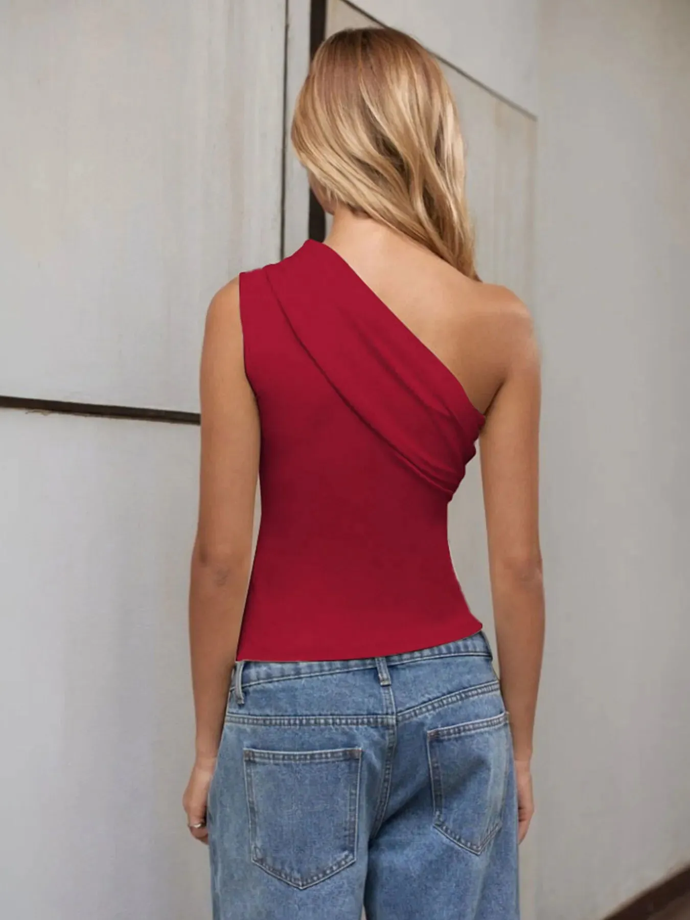 One-Shoulder Tank Top sold by Charming Charlie product image thumbnail 5