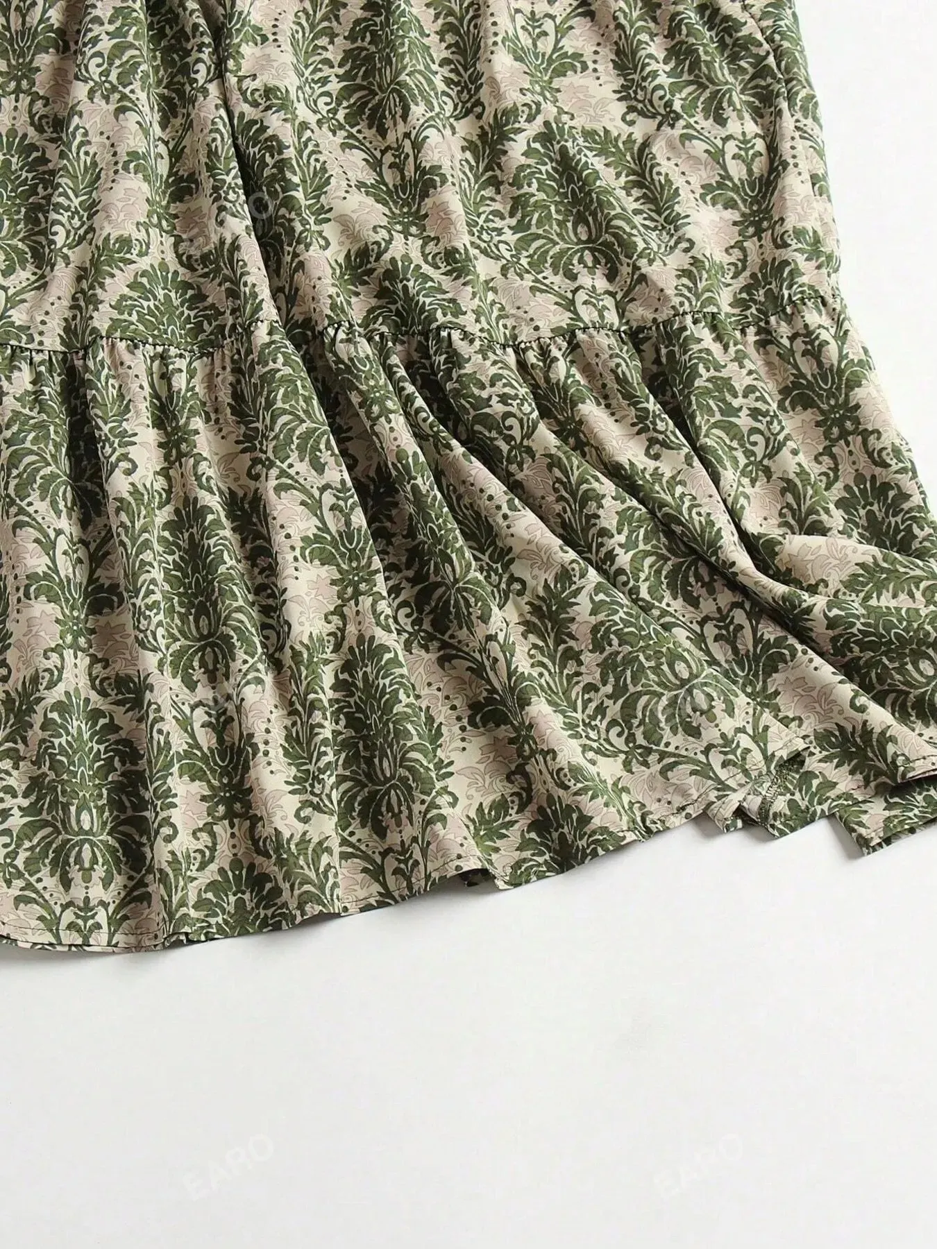Tiered Printed Smocked Cami Dress sold by Charming Charlie product image thumbnail 5