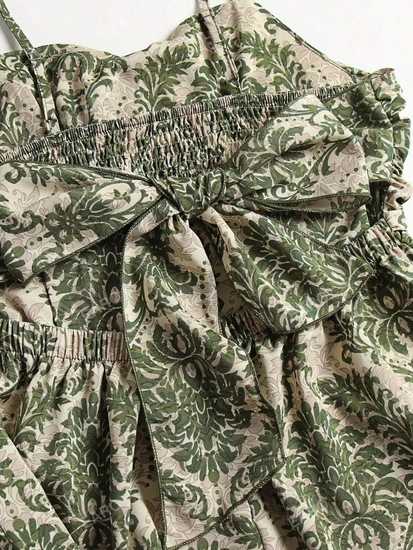 Tiered Printed Smocked Cami Dress sold by Charming Charlie product image thumbnail 2