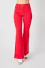 Judy Blue Full Size Hw Tummy Control Garment Dyed Flare Jeans Plus Size sold by Charming Charlie