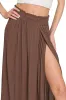 Zenana Woven Crinkle Gauze Long Skirts sold by Charming Charlie