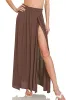 Zenana Woven Crinkle Gauze Long Skirts sold by Charming Charlie