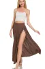 Zenana Woven Crinkle Gauze Long Skirts sold by Charming Charlie