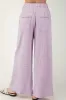 Wide-Leg Cargo Pants with Drawstring Waist sold by Charming Charlie