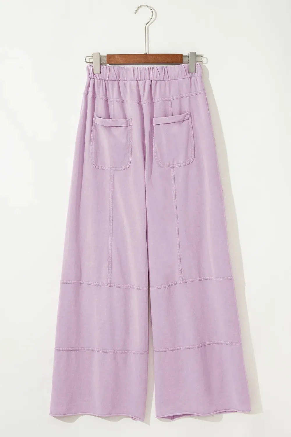 Wide-Leg Cargo Pants with Drawstring Waist sold by Charming Charlie product image thumbnail 5
