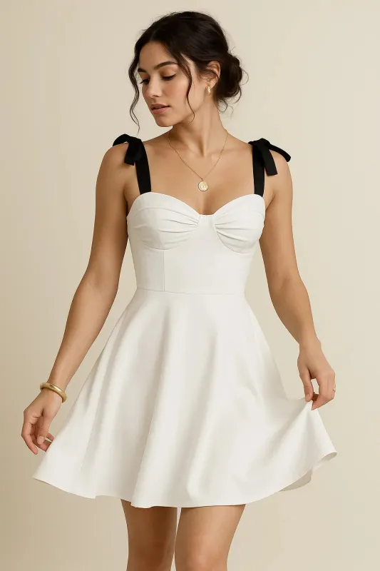 Sweetheart Neck Tie Shoulder Dress sold by Charming Charlie