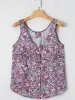 Floral Print Button Front Tank Top sold by Charming Charlie