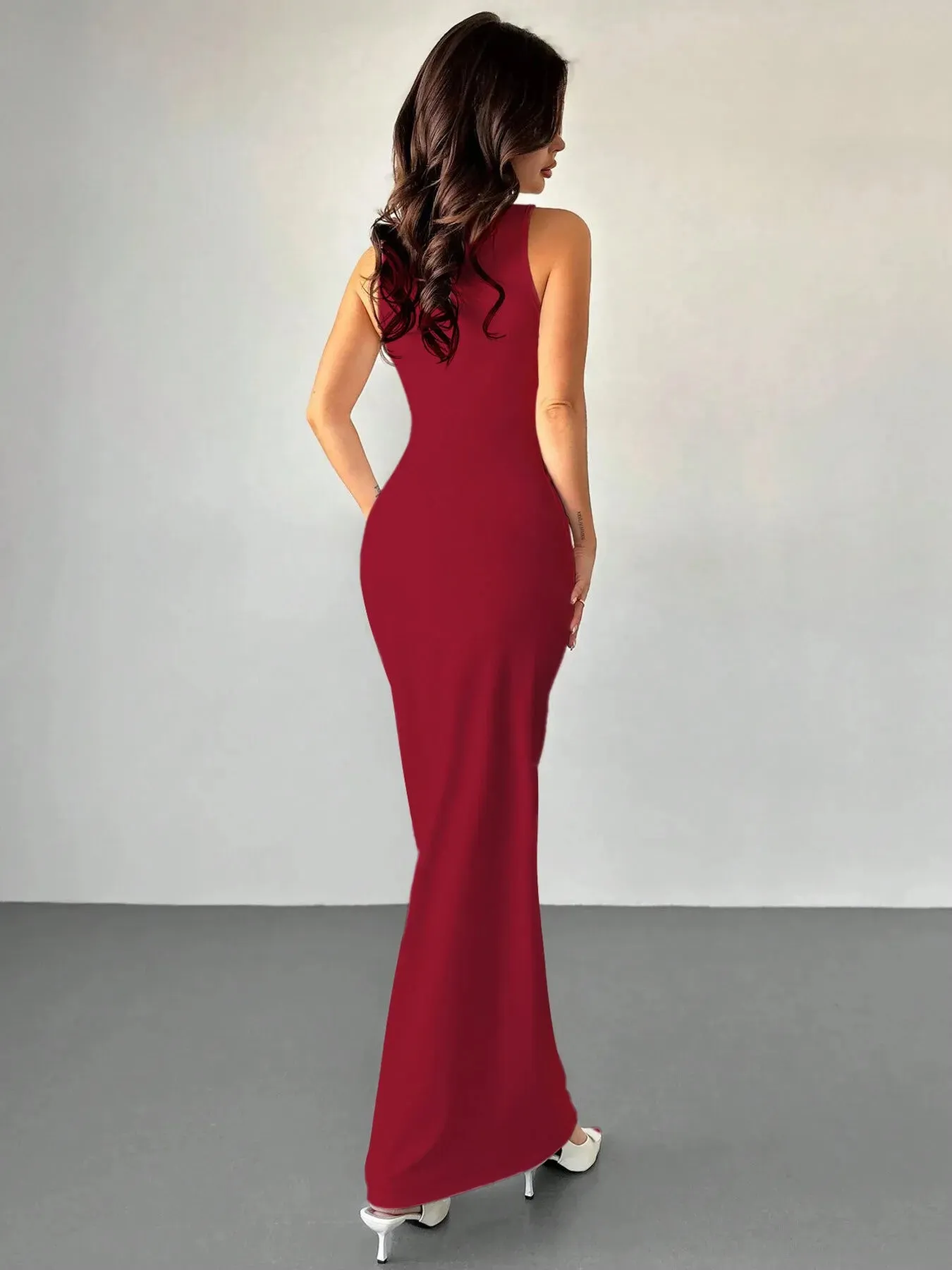 V-Neck Twist Front Maxi Dress sold by Charming Charlie product image thumbnail 2