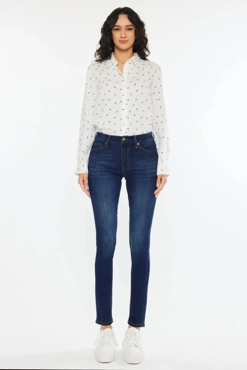 Kancan Mid Rise Super Skinny Jeans sold by Charming Charlie product image thumbnail 4